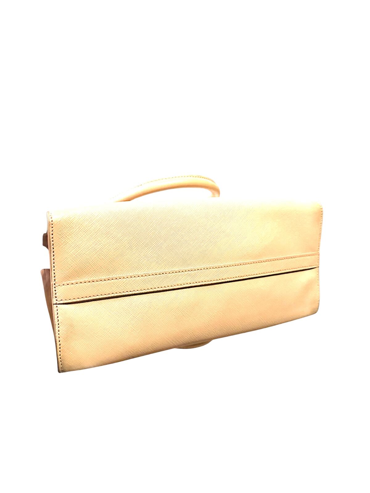 Prada Galleria Double Zip Saffiano Leather Tote Bag Nude Beige Blush Pink Large