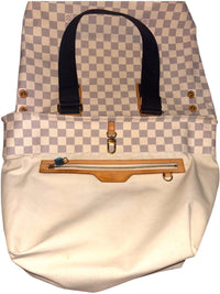 Louis Vuitton Rare Soleil Hippo PM Damier Azur Tote Bag Limited Edition