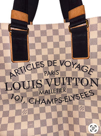 Louis Vuitton Rare Soleil Hippo PM Damier Azur Tote Bag Limited Edition