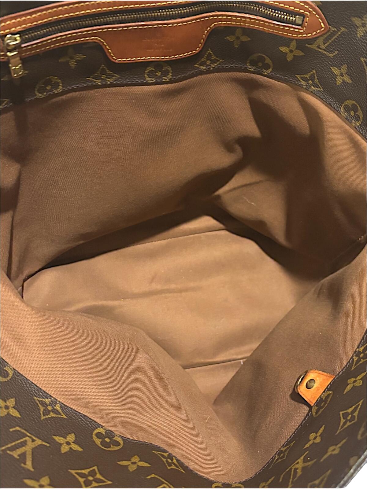 Louis Vuitton Monogram Sac Shopping Tote Shoulder Bag Vintage GM