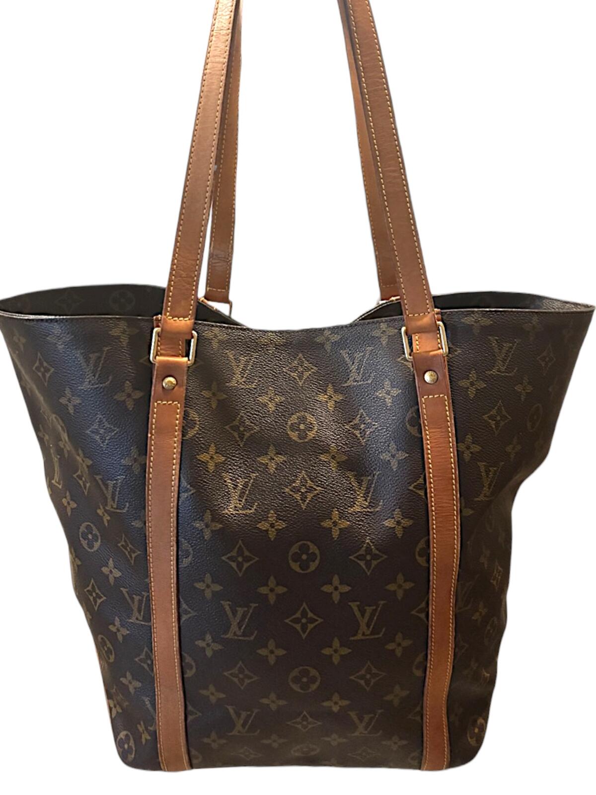 Louis Vuitton Monogram Sac Shopping Tote Shoulder Bag Vintage GM