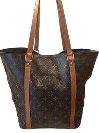 Louis Vuitton Monogram Sac Shopping Tote Shoulder Bag Vintage GM