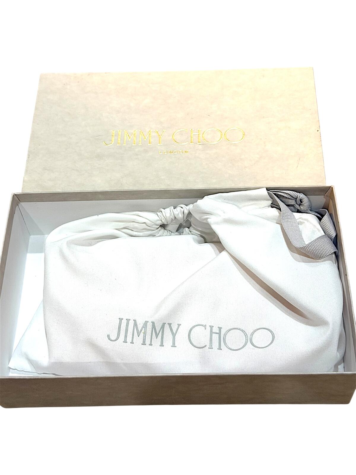 Jimmy Choo Pink Embossed Leather Zip-Around Wallet