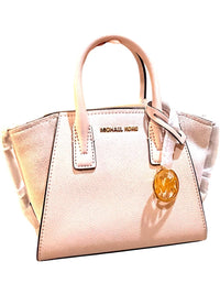 Michael Kors Avril Small Satchel Crossbody Handbag in Light Pink NWT