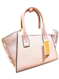 Michael Kors Avril Small Satchel Crossbody Handbag in Light Pink NWT