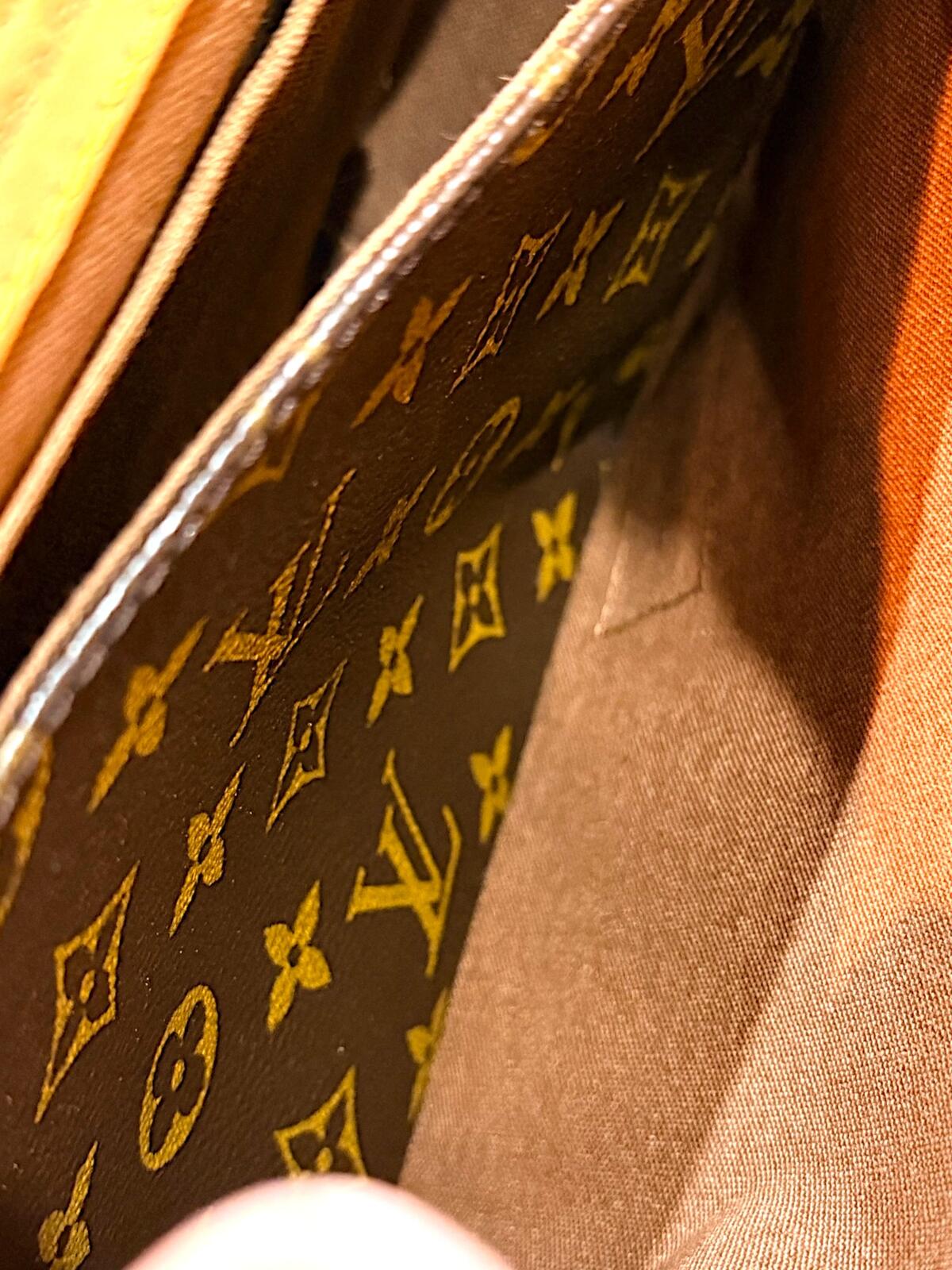 Louis Vuitton Authentic Monogram Bosphore Messenger Crossbody Bag Brown Canvas w/ COA