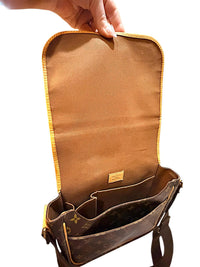 Louis Vuitton Authentic Monogram Bosphore Messenger Crossbody Bag Brown Canvas w/ COA