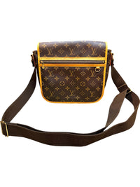 Louis Vuitton Authentic Monogram Bosphore Messenger Crossbody Bag Brown Canvas w/ COA