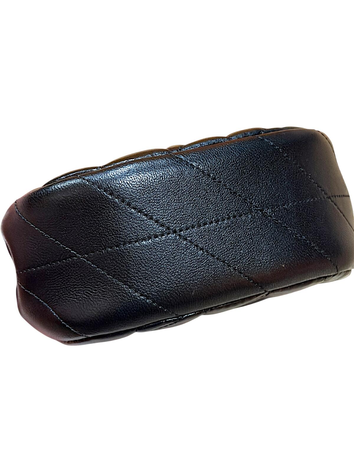Coach Quilted Leather Turnlock Crossbody Bag C018 NWT Black Gold