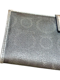 Salvatore Ferragamo Silver Leather Wallet NWOT