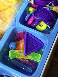 Vintage Y2K Lisa Frank Jewelry Box Craft Organizer Rainbow Animals Activity Set