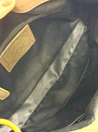 Coach Metallic Gold Leather Shoulder Bag