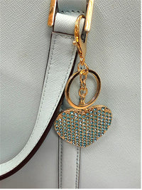 Kate Spade New York Blue Tote Bag with unbranded  Heart Charm