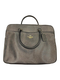 Coach Black Leather Briefcase Shoulder Bag with Strap NWOT