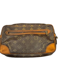 Louis Vuitton Marly Dragonne GM Clutch Monogram Canvas Vintage Wristlet Pochette