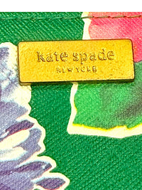 Kate Spade Grant Street Stacy Green Spring Bloom Bi-fold Zip Wallet