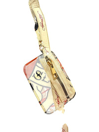Ed Hardy Clear Tote Bag with Graphic Print and Logo Straps NWT