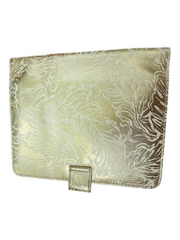Lilly Pulitzer Gold Metallic Floral Agenda Cover