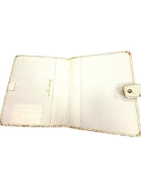 Lilly Pulitzer Gold Metallic Floral Agenda Cover