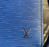 Louis Vuitton Grenelle Blue Epi Leather Crossbody Shoulder Bag Rare Vintage