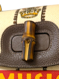 Gucci 100 Centennial Music Is Mine Bamboo 1947 Medium Top Handle Bag