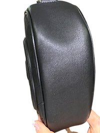 GUCCI SAKAI BE GREEN MINI BLONDIE BLACK LEATHER LOGO CROSSBODY SHOULDER BAG