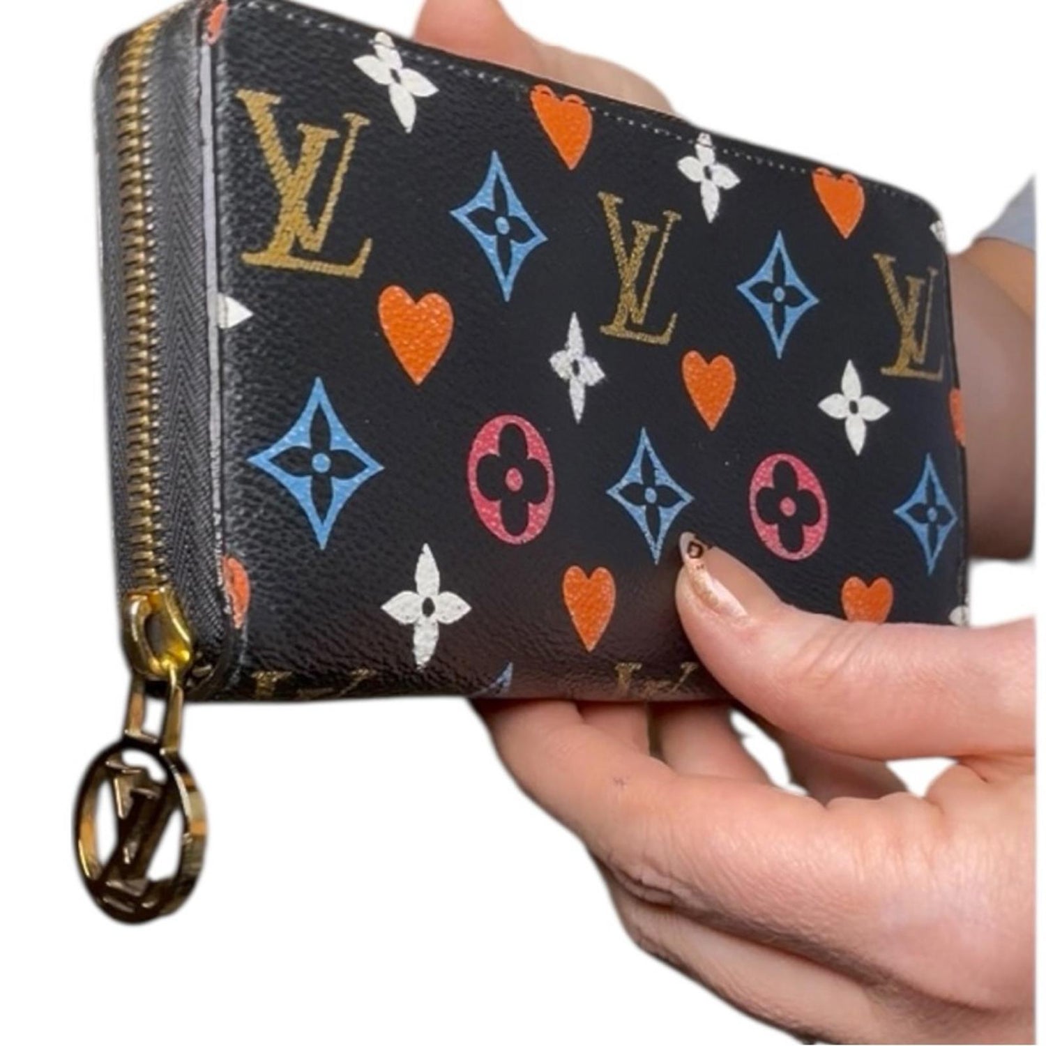 Louis Vuitton Game On Zippy Wallet Black Monogram Canvas