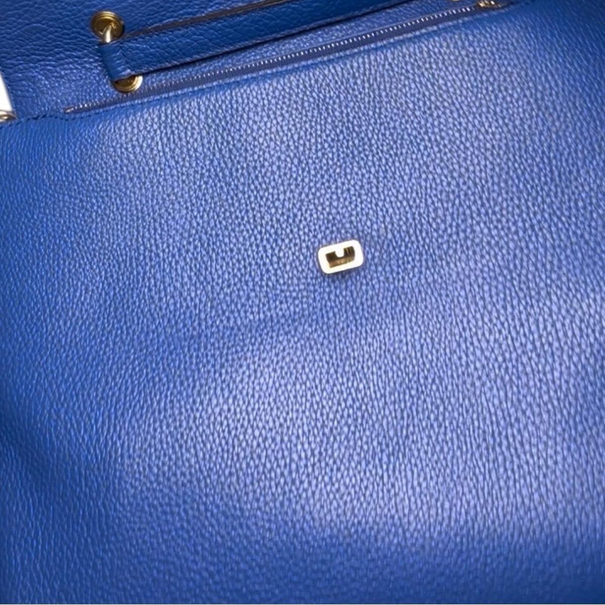 MCM Blue Leather Handbag