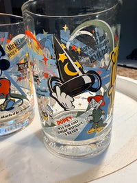 Disney 100 Years of Magic Mickey Mouse Character Glass Set of 2 skuS