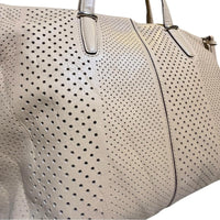 Coach Tan Perforated Tote Bag
