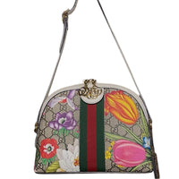 Gucci Ophidia Flora Dome Bag GG Supreme Beige Ebony