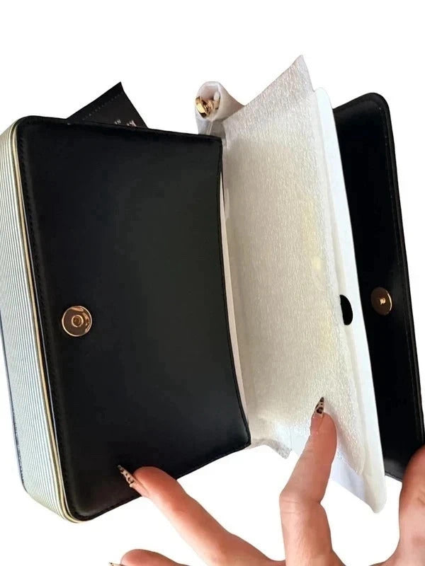 Kate Spade Disney Beauty and the Beast 3D Book Crossbody Bag Black Gold NWT