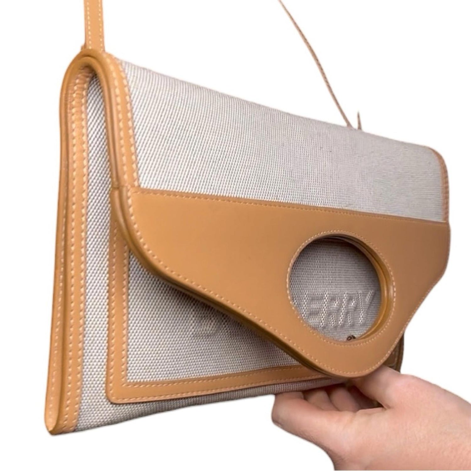 Burberry Beige and Tan Shoulder Bag