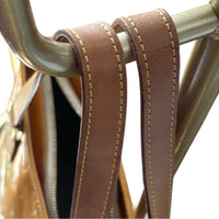 Louis Vuitton Houston Yellow Monogram Vernis Tote