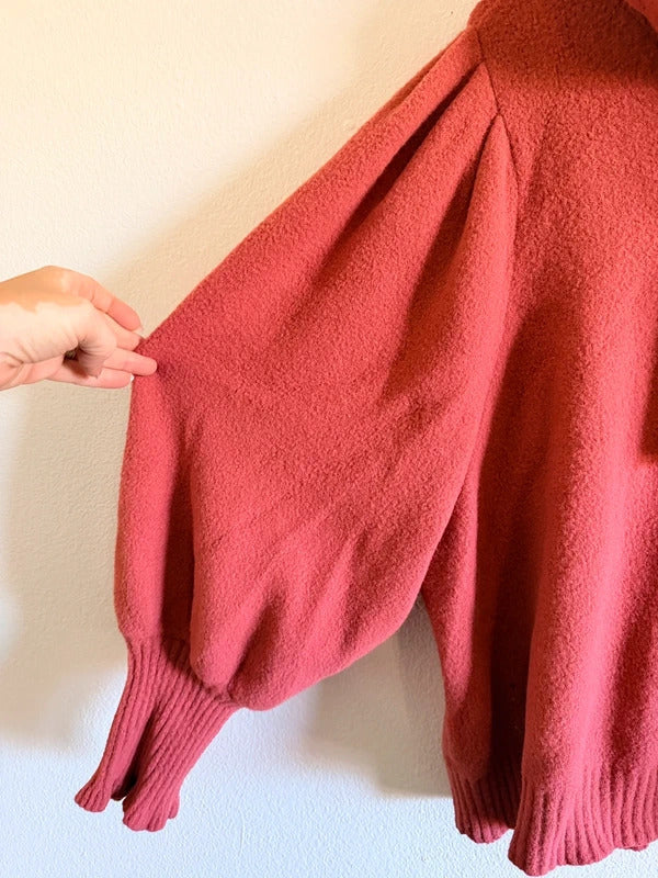 Express Coral Pink Hooded Sweater XL SKUO