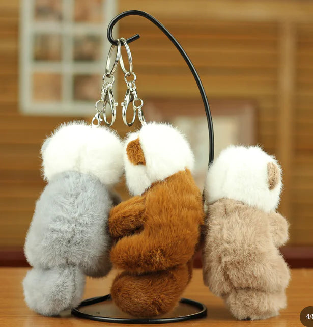 Cute Sea Otter Plush Keychain