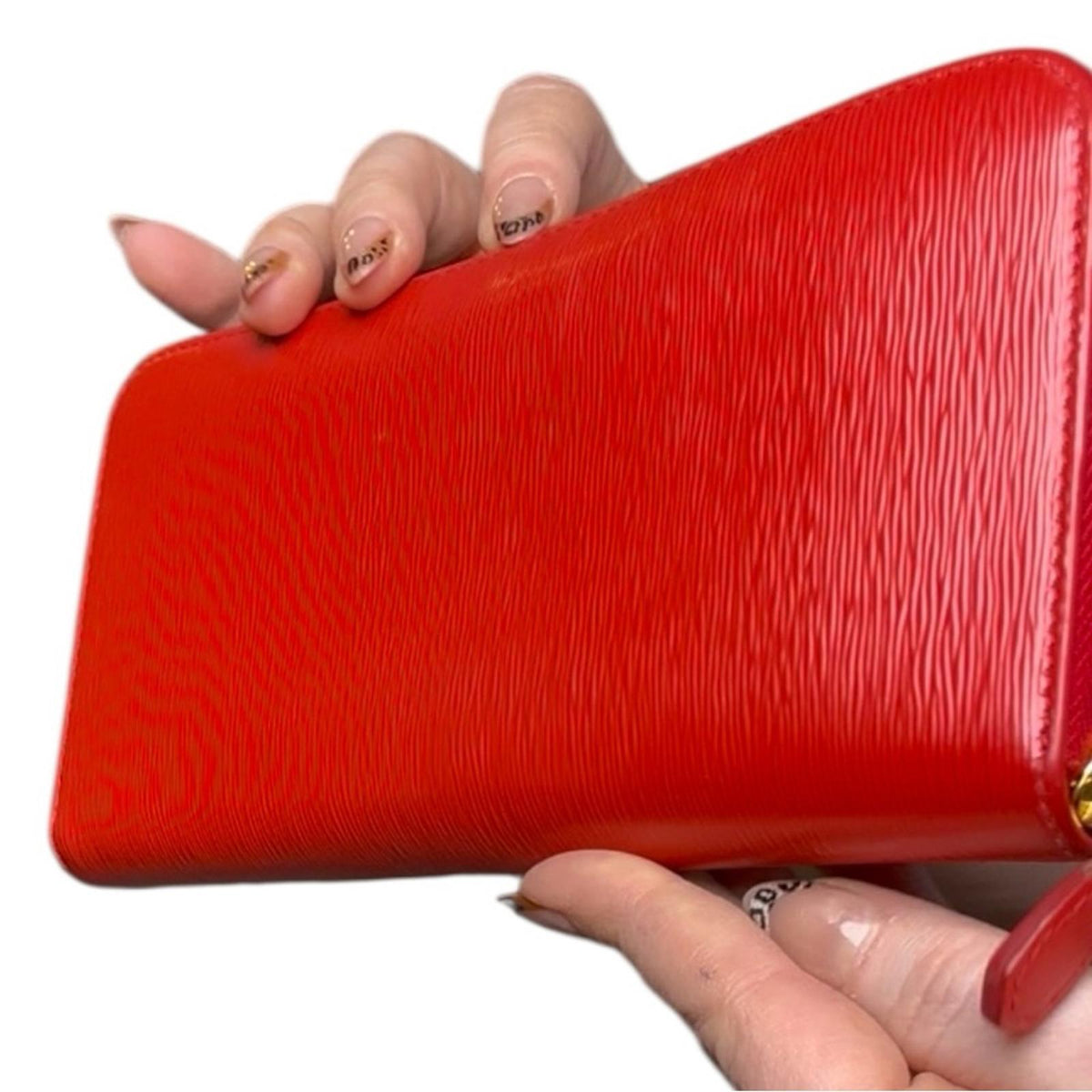 Prada Vitello Move Zip Around Wallet Red Lacca 1