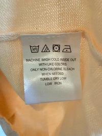 Classic Blues Cream Striped Cotton Sweater Vest XL SKUO
