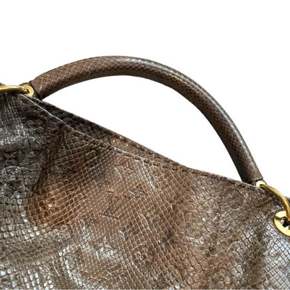 Louis Vuitton RARE Limited Edition Python Artsy MM Tote