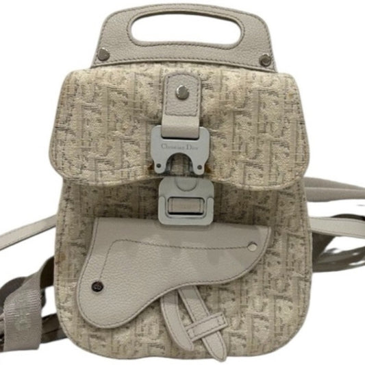 Christian Dior Trotter Canvas Backpack
