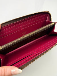 Louis Vuitton Monogram Canvas Zip Around Wallet