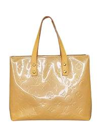 Louis Vuitton Gold Vernis Patent Leather Monogram Tote Bag