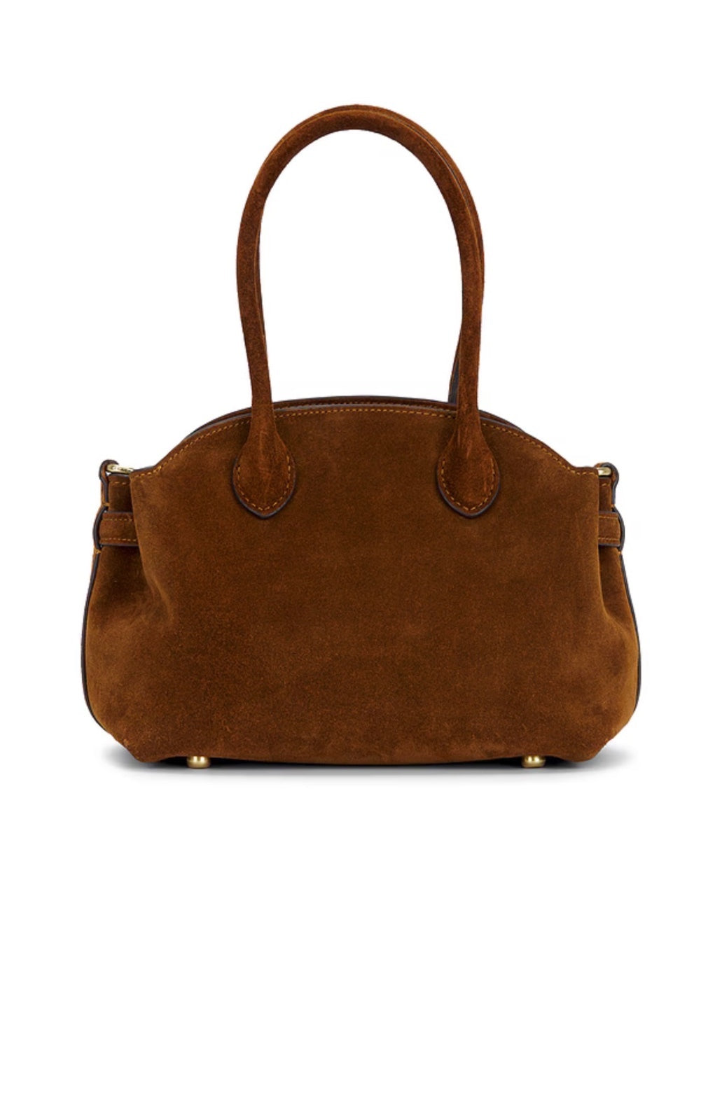 Coach Soft Suede Empire Carryall 21 in Warm Brown Crossbody new with tags