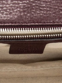 Gucci Bamboo Handle GG Supreme Canvas Shoulder Bag