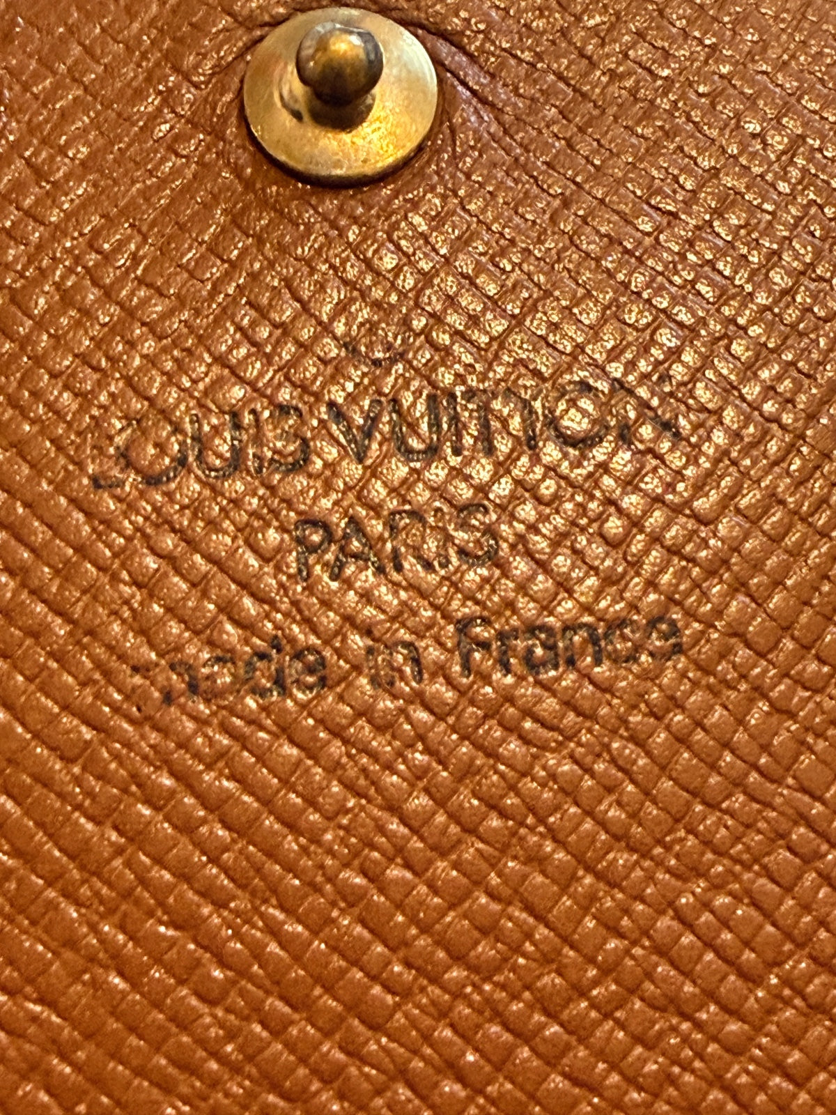Louis Vuitton Monogram Canvas Wallet Made in France