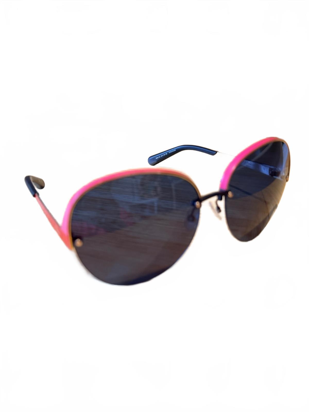 Christian Dior Superbe RMU KU Red Pink Titanium Sunglasses New with Case and COA