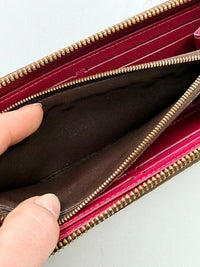 Louis Vuitton Monogram Canvas Zip Around Wallet