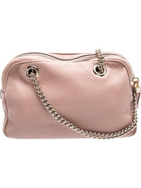 Gucci Soho Disco Pink Leather Crossbody Bag
