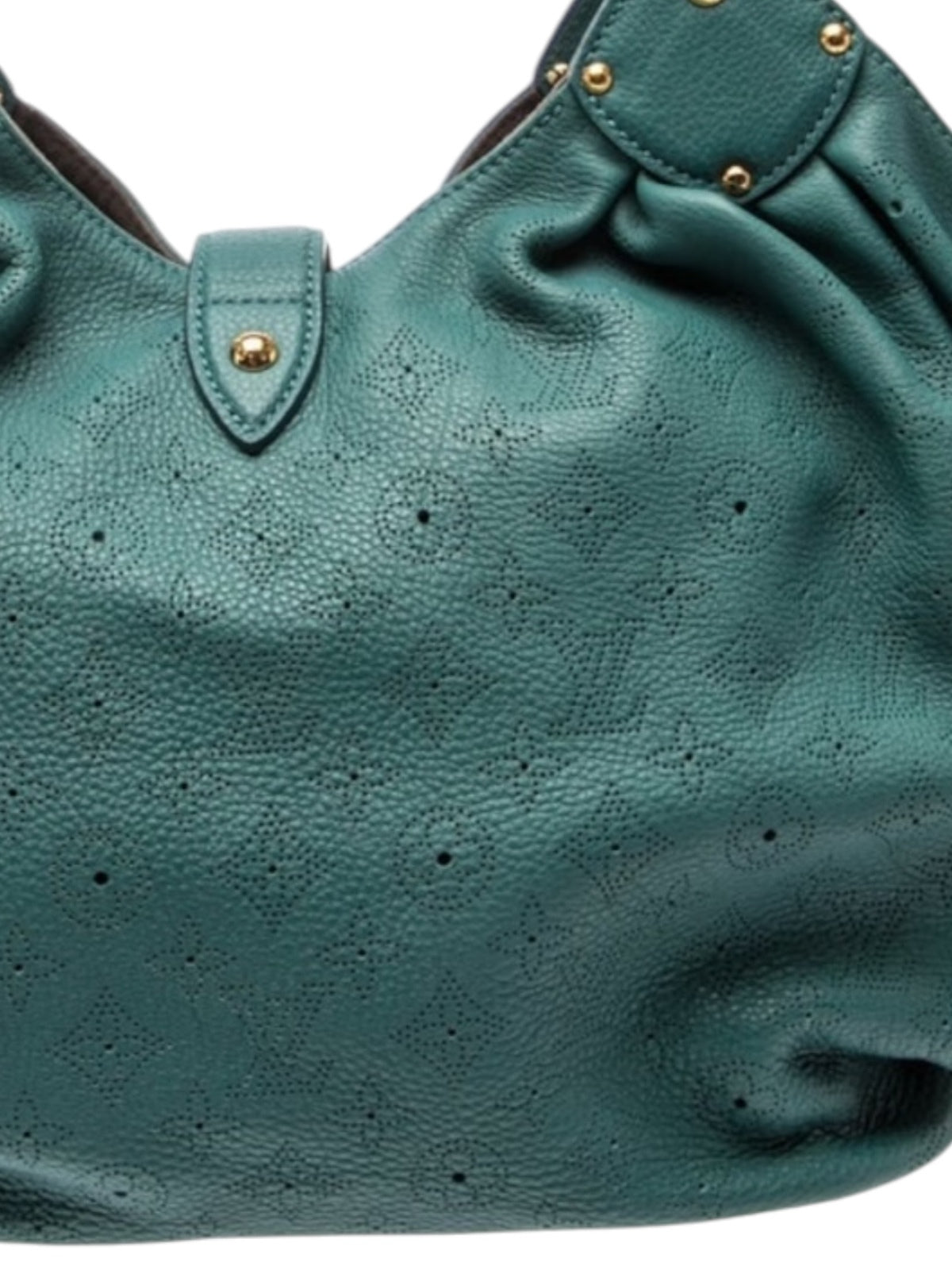 Louis Vuitton Mahina Calfskin Leather Tote Bag