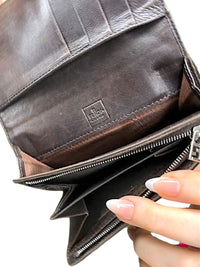 Vintage Fendi Zucca FF Monogram Canvas Wallet Brown